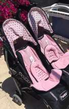 pink double buggy