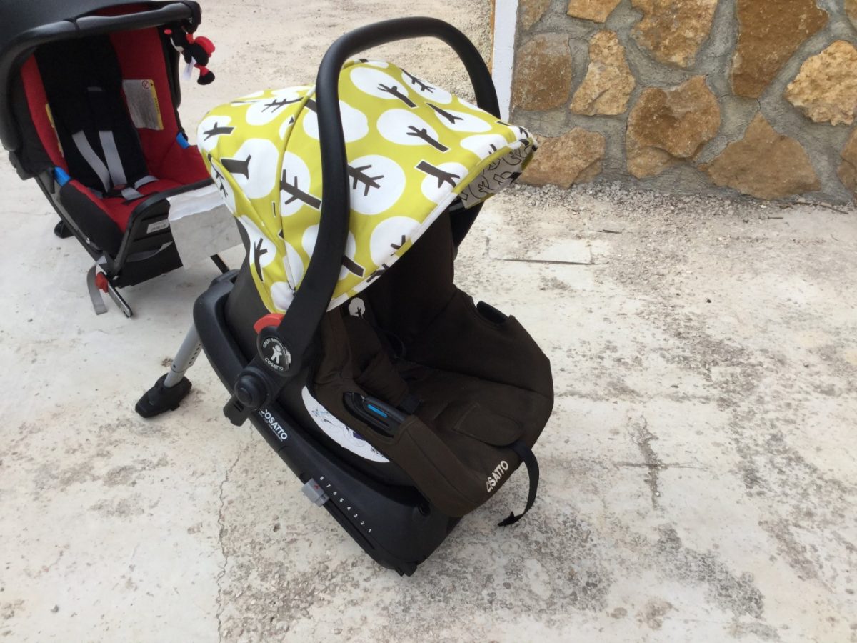 Isofix car seats rear facing zero Costa Blanca Nursery Hire